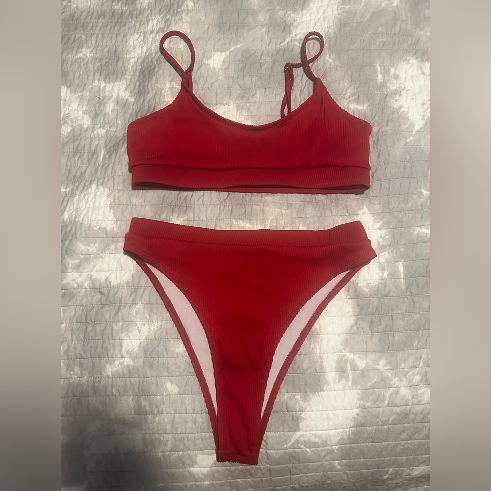 Amazon Red Bikini Set